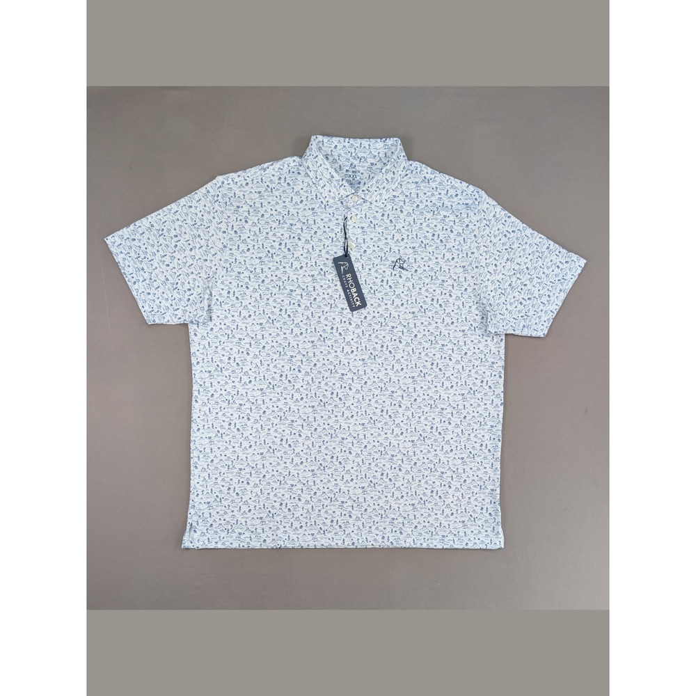 NWT Rhoback The Canyon XXL Arizona Desert Performance Golf Polo